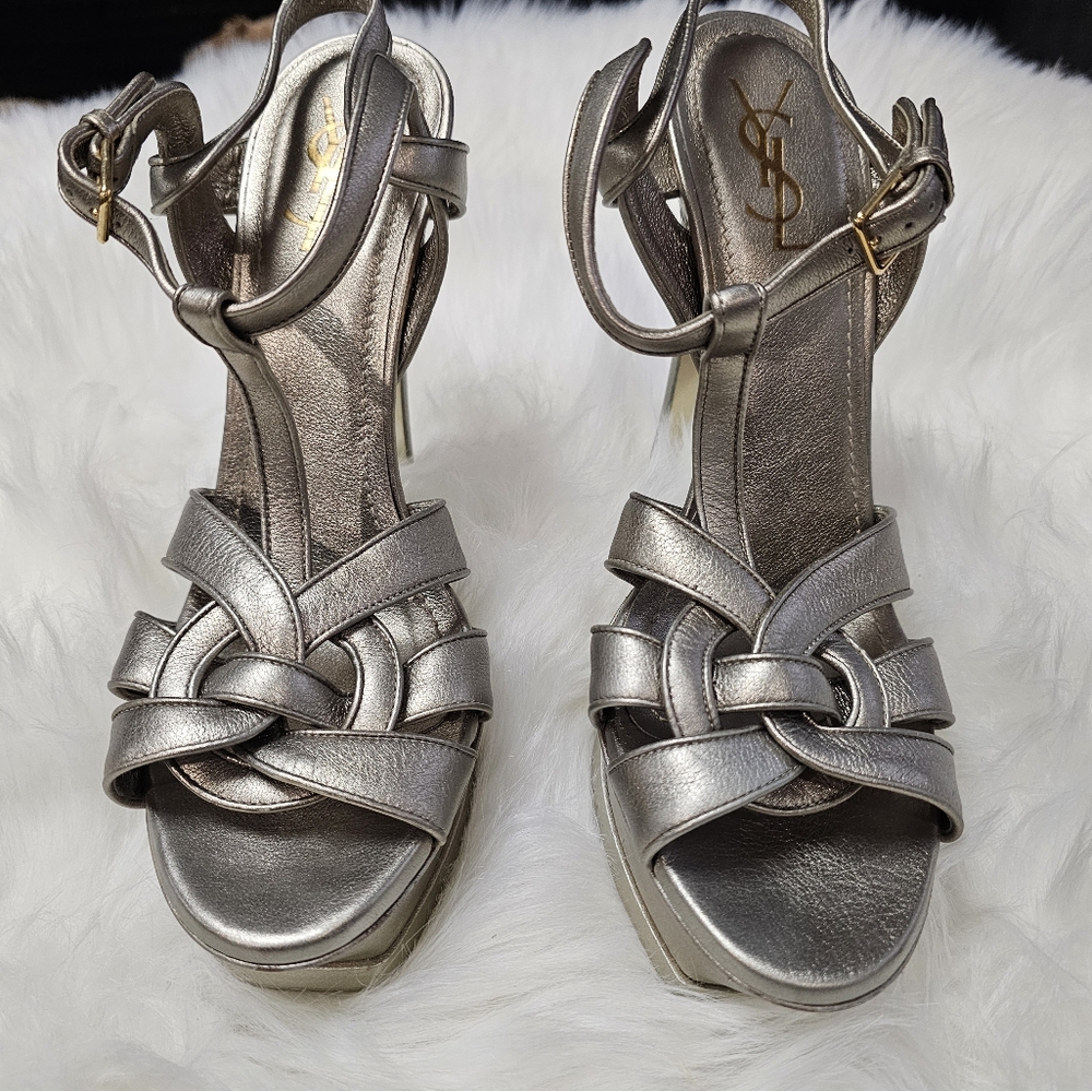YSL PLATFORMS SANDALS - Picture 5 of 5